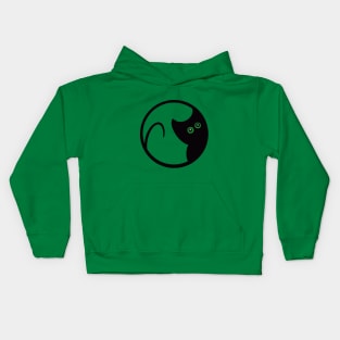 Little Black Cat Kids Hoodie